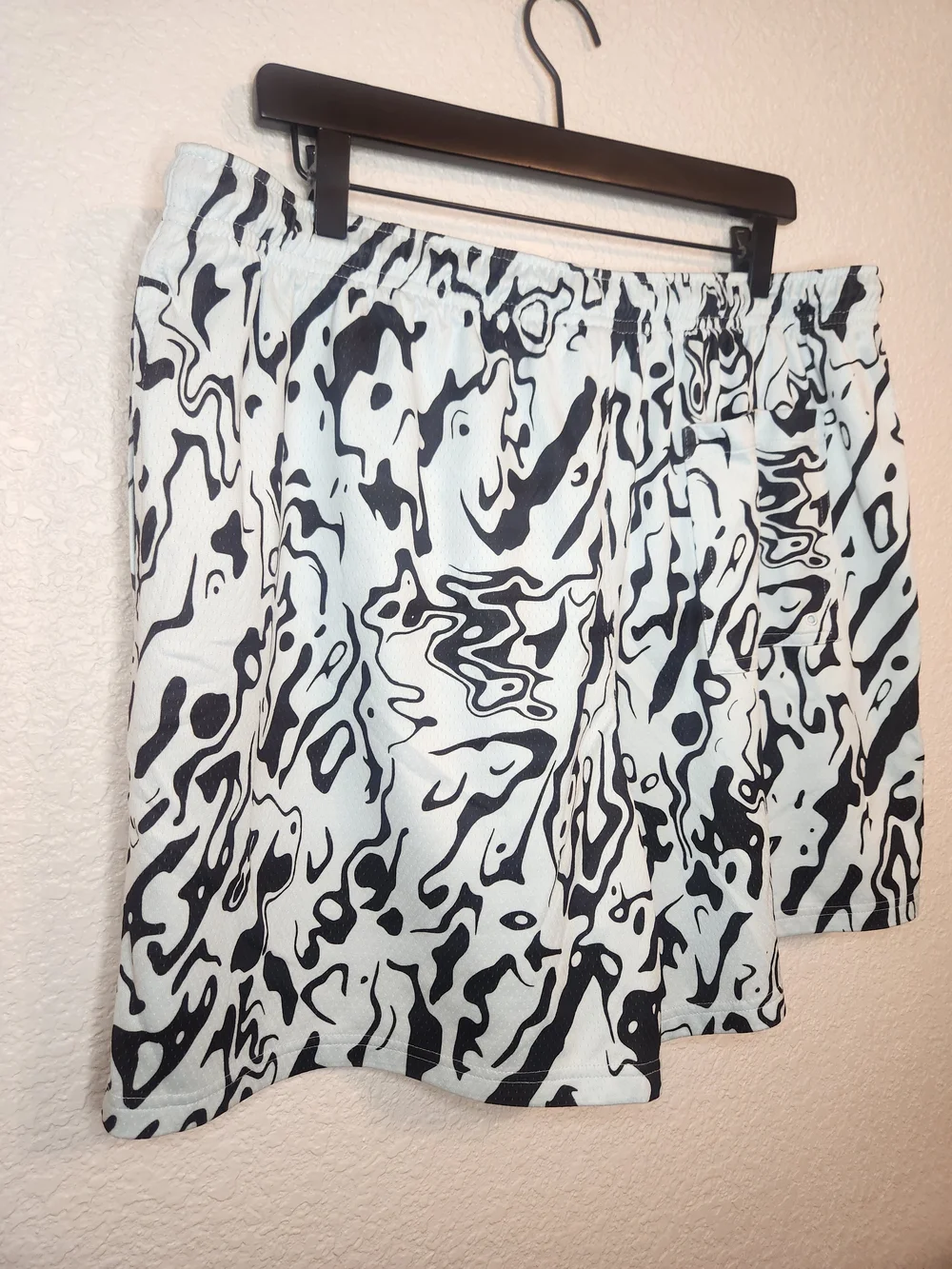 Nike Sportswear Club Mesh Shorts Mens xxl Glacier Blue Black